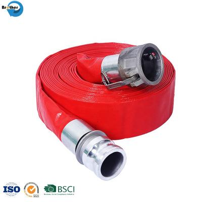 China 1 to 8 inch Water Discharge PVC Layflat / Lay Flat Hose for Irrigation zu verkaufen