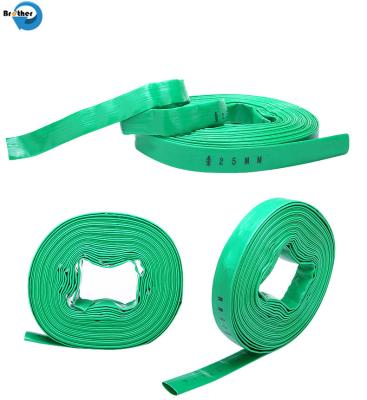 Cina PVC Reinforced Soft Flexible Anti-UV Durable Farmland Irrigation Water Discharge Layflat Hose in vendita