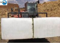 China 150 Gsm PP Woven Plastic Hay Bale Covers Moisture Proof For Wrapping Alfalfa Hay Te koop