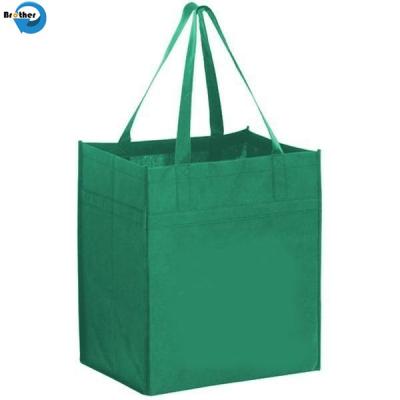 Cina Wholesale Custom Printed Eco Friendly Recycle Reusable Grocery Laminated PP Non Woven Fabric Tote Shopping Bags in vendita