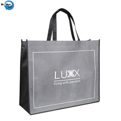 Cina Wholesale Cheap Custom Logo Printing Handbag Eco Friendly Reusable Supermarket Carry Bag Non-Woven Fabric in vendita