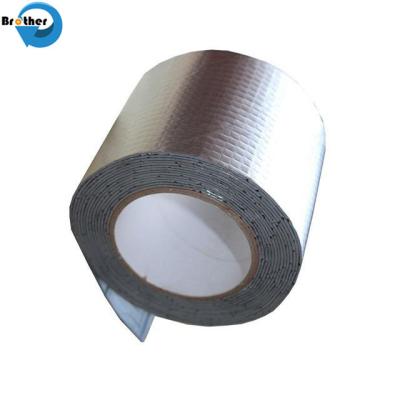 China Aluminum Foil Butyl Waterproof Tape Rubber Sealing Repair Roof Tape Waterproofing Roofing Tape zu verkaufen