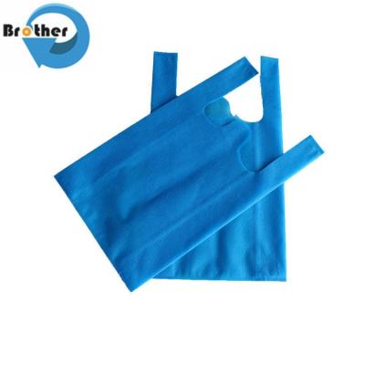 中国 Cheap Price Emboss Non Woven Advertisement Bag Big Size PP Non Woven Shopping T-Shirt Bags for Supermarket 販売のため