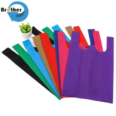 China Eco Bag Non Woven, Groceries Ultras Sonic Deal Manufacturer PP Sublimation Yiwu T Shirt Non Woven Bag, Nonwoven Vest à venda