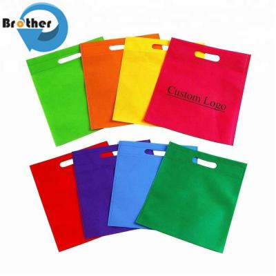 China PP Woven Bag Eco Friendly Custom 100% PP Spunbond Non Woven Fabric Reusable Non Woven Shopping Bag T Shirt Bag for sale