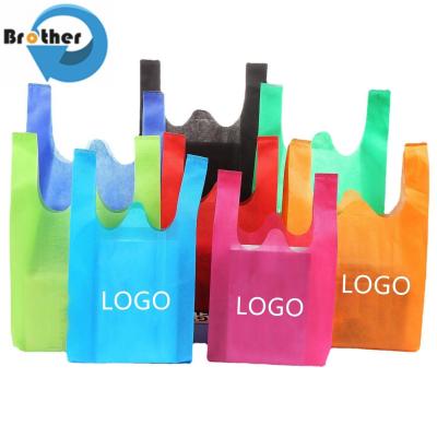 China Custom Reusable Shopping Bag Shopping Bag Advertising Eco-Bag PP Non-Woven T-Shirt Bag Te koop