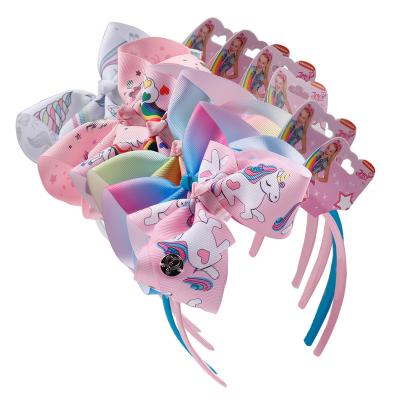 China High Quality Viable Kids Headband Baby Satin Hair Band For Baby Ribbon Hair Bow For Kids Children for sale