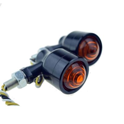 China Aftermarket Aluminum Chopper Turn Indicator Aftermarket Aluminum Chopper Turn Indicator Motorcycle Custom Mini Turn Indicators 2pcs LED Light Cruiser Chopper Custom Turn Indicator Lights for sale