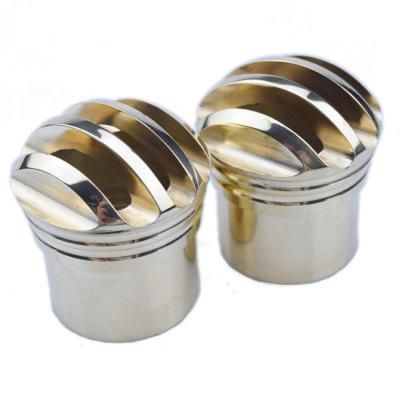 China Popular Brass Motorcycle Muffler End Tips Popular Brass Motorcycle Muffler End Tips CNC Machined Popular Brass Billet Motorcycle Muffler End Tips for sale