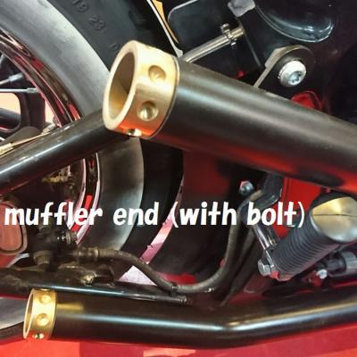 China Popular Motorcycle Muffler Brass End Caps Custom Brass Popular Motorcycle Muffler End Caps Motorcycle Muffler End Caps zu verkaufen