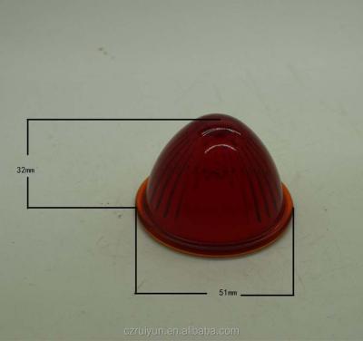 China Motorcycle Vintage Red Lens Motorcycle Tail Light Stop Lamp Stop Lamp Lamp Stop Lamp Stop Lamp Vintage Red Glass Lens for sale