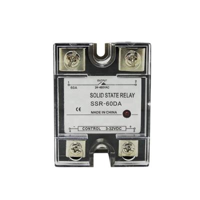 China Sealed DC 32V Control Voltage 3V Output 24V To AC 480V 60 Amp Single Phase SSR Relay Solid State Relay for sale