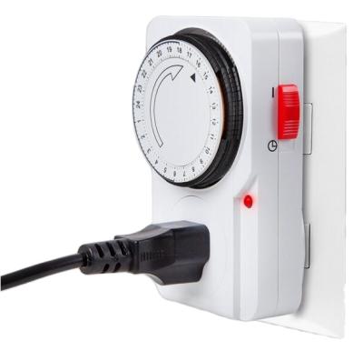 China Timer switch china factory TU-22A 24 hour plug-in mechanical timer fade resistant for sale