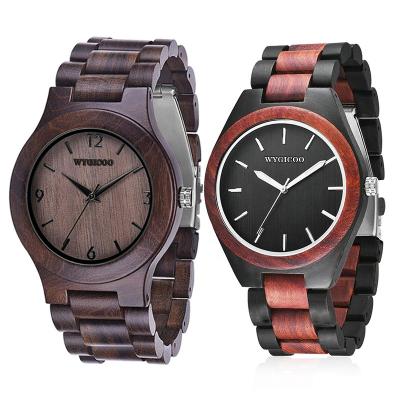 China WYGICOO Water Resistant OEM Customize Women Men Engraved Wooden Bamboo Watch Wholesale for Men and Women for sale