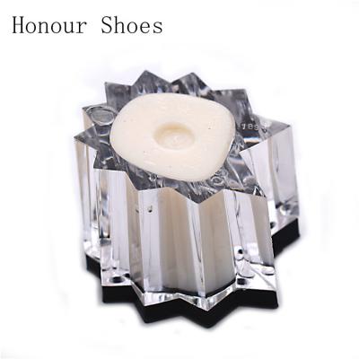 China Peripheral round PC triangle cylinder combined with ABS shaped heel accessories about 4.2CM height for sale