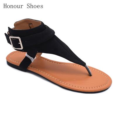 China 2019 New Handmade Leather Greek Thong Flip Durable Flat Sandals for sale