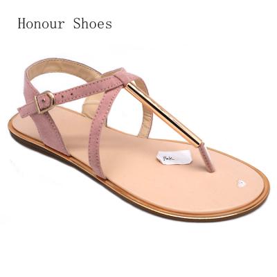 China Chinese Custom Special Bow Sandals Fancy Design TPR Factory Flat Sandals for sale