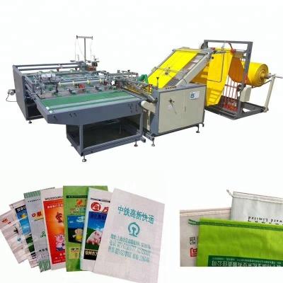 China Plastic PP Woven Bag Automatic Cutting And Sewing Machine for sale