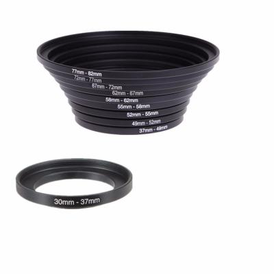 China OEM Custom Lens Filter Adapter Ring 10 in 1 Step Up Ring Adapter Kit Converter Set for DSLR Camera 49mm-52mm-55mm-58mm-62mm-67mm-72mm-77mm-82mm for sale