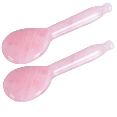 China Hot Face Amazon Jade Guasha Board Rose Quartz Gua Sha Tool For Body for sale