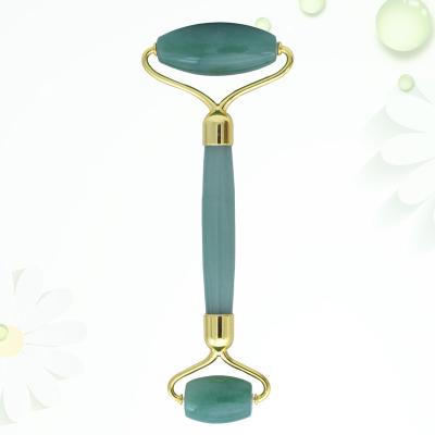 China Hand-Helded Massager Natural Face Jade Roller Face Massage Tool Set Face For Facial Massager Guasha Neck Skin Beauty Care for sale