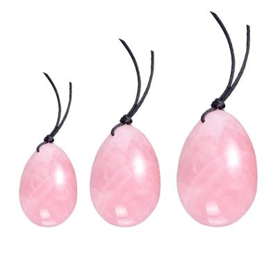 China China Yoni massage stick set include rose quartz yoni egg kegel jade undrilled or drilled eggs for women for sale