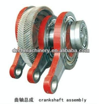 China Oil drilling mud pump API certified mud pump parts&expendables crankshaft assembly supply for sale