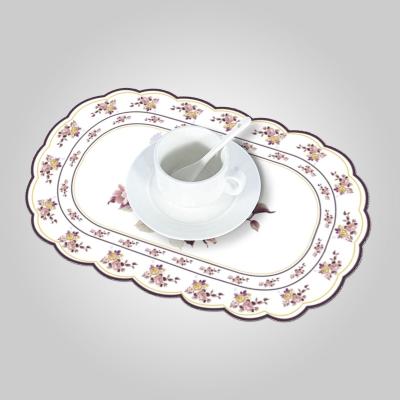 China Dining Table Waterproof Decoration Plastic PE Printed Place Mats for sale