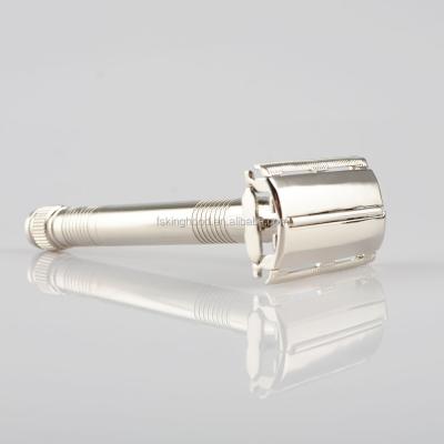 China OEM dovo stainless steel twin blade straight edge double butterfly shaving razor for sale