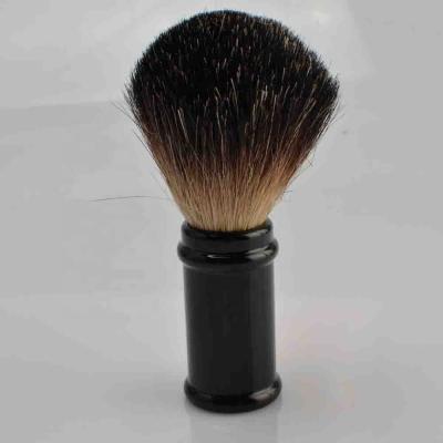 China Shaving Brush Men's Barber Black Badger Resin Shaving Brush for sale