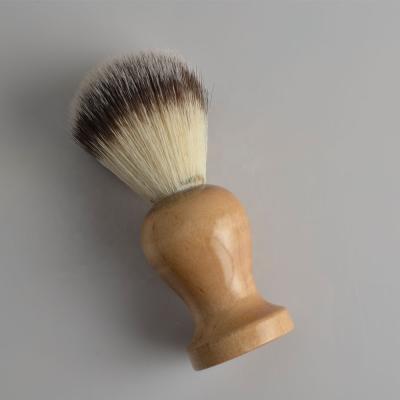 China Shaving Brush Men's Personal Care Wooden Handle Synthetic Shaving Brush for sale