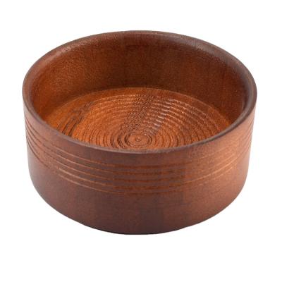 China Wholesale private label custom made oak wood snacks 100% natural long l round asting eco-friend snack ramen salad bowl for sale