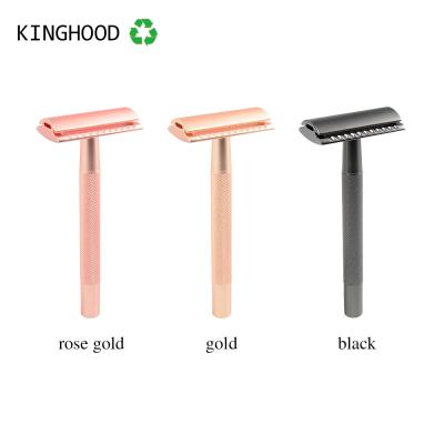 China Double Blade Twin Women's Mini Edge Safety Shaving Razor Best Gift for sale