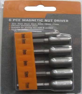 China Household 6 PC Magnetic Socket Wrench Magnetic Sockets for sale