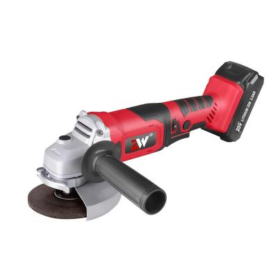 China Large Structural Grinding for Cleaning or Trimming ZW-CAG26 18V 20V 125mm 2.0Ah 3.0AH 4.0AH Cordless Angle Grinder for sale