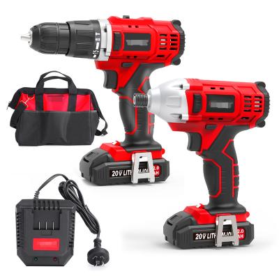 China Machine- The 20V 2.0/3.0/4.0Ah Li-ion Cordless Impact Wrench Cordless Impact Wrench Drill with Tool Bag ZW-CIW26 for sale