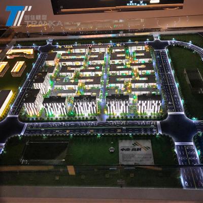 China Modern Architectural House 3D Model Making , Miniature Led Lights For Models for sale