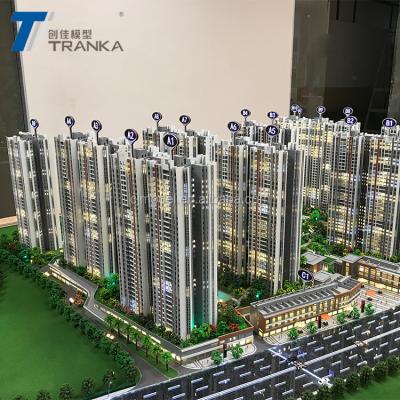 China Modern architectural building for apartment model, miniature model homes for sale