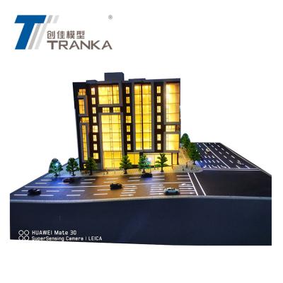 China Modern warm architecture lighting house ladder design model for investment, architecture products for sale