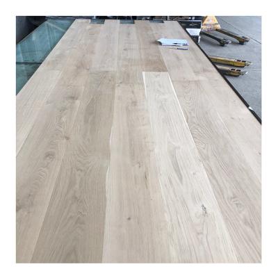 China Modern Unfinished Oak Engineered Wood Parquet Flooring Wooden Plank Flooring Hotel Office Residential Office Shunyang 20009 for sale