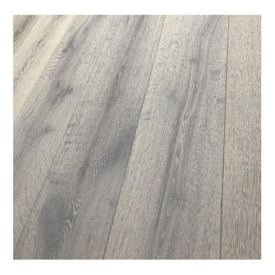 China Gray Color Chemical Stain Engineered Modern Direct Wood Floor Hotel Shunyang Factory Oak Flooring Residential Multilayer Floors 20102 for sale