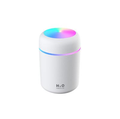 China NEW 300ml Ultrasonic USB Car Humidifier Glow Cup Diffuser Mist Maker Cool Air Humidifier Purifier with Romantic Light for sale