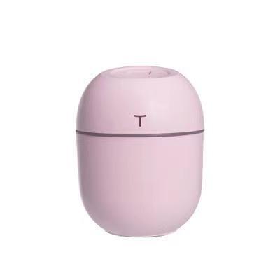 China Romantic Soft Lightweight Humidifier Mini Cool Mist Maker Ultrasonic Oil Diffuser Car Air Humidifier USB Household Purifier for sale