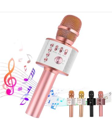 China New Handheld Outdoor Wireless Portable Condenser Karaoke Microphone Q37 Blue Tooth Microphone for sale