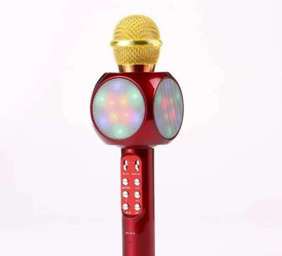 China New Karaoke 1816 Portable Handheld Microphone Condenser Microphone Machine Handheld Wireless Audio Home KTV For Music Playing Singing for sale