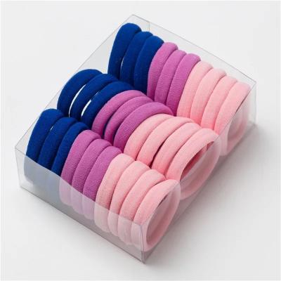 China It feels delicate and does not hurt your hair wholesale colorful elastic hair band with cute cartoon box baby hair rope hair ties for kids for sale