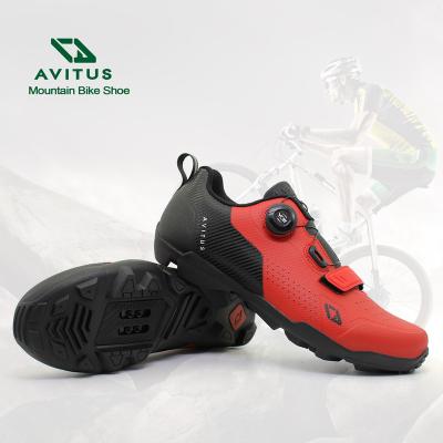 China LS-2013 Men's Mountain Bike Shoes With Wide Fit And Compitble With Shimano Cleats And Toe Protetction for sale