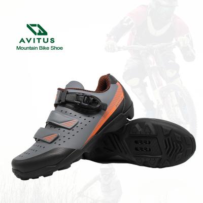 China Avitus cycling wide feet cycling shoes MTB shoes with buckle compatible with shimano cleats for trial for sale