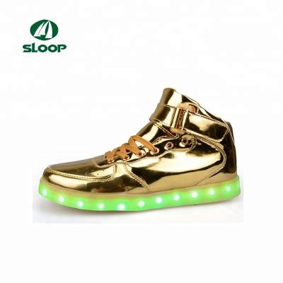 China Breathable 7 Colors Light Up Sport Shoes Led Sneakers For Christmas Gift for sale