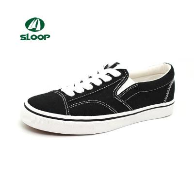 China Breathable Wholesale Men's Casual Fashion Quanzhou China Comfort Black Canvas Shoes, Cheap Men Shoe for sale